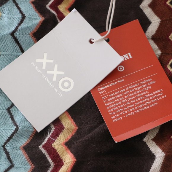 Missoni by Target Baby Sweater Vest - Classic Multicolor Zigzag - Size 18M - Picture 7 of 9